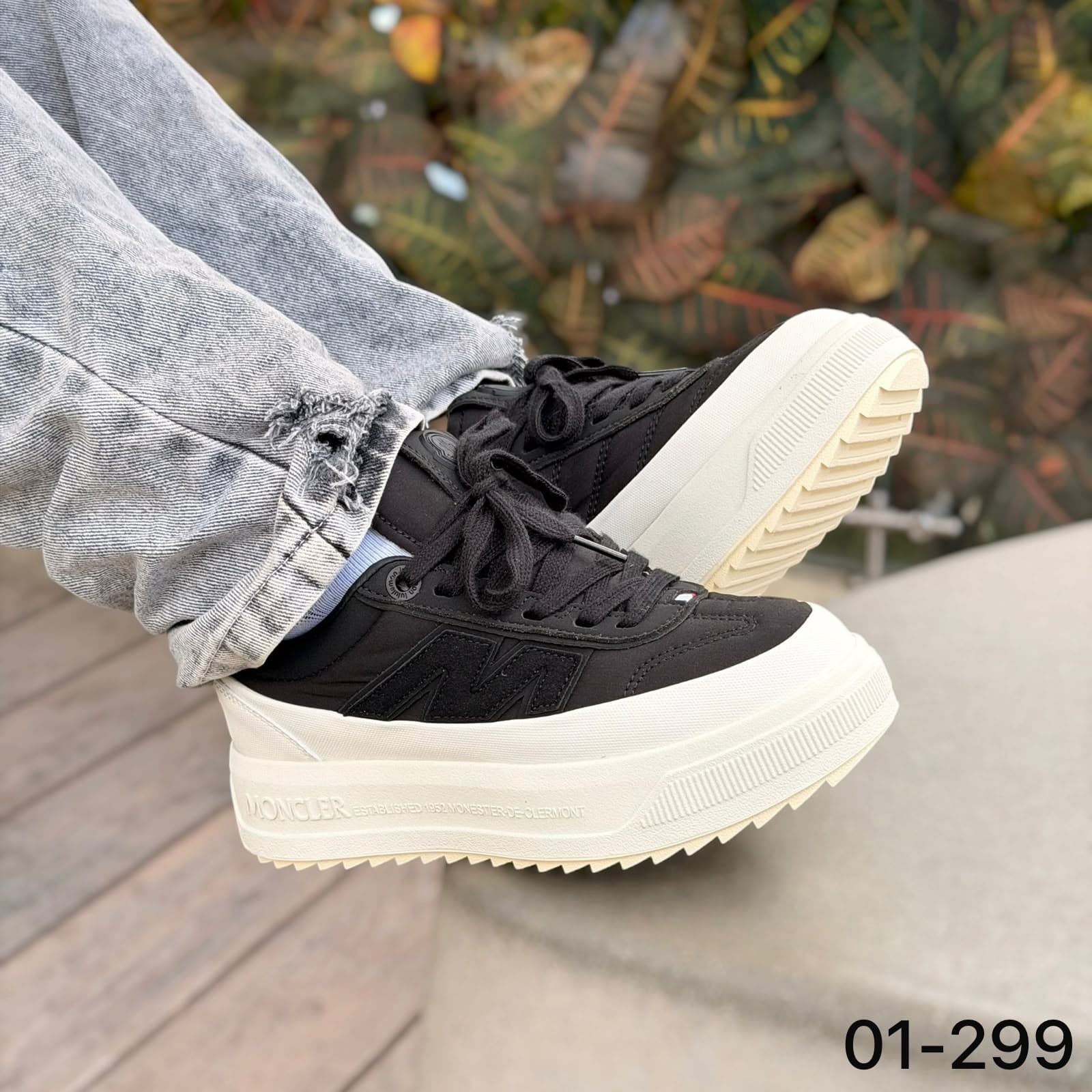 NEW BALANCE MONCLER NEGRO
