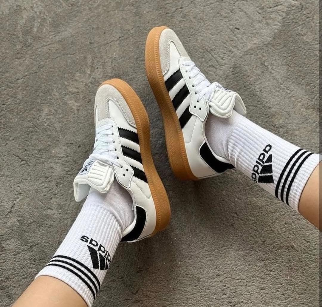 ADIDAS SAMBA PLATAFORMA BLANCO